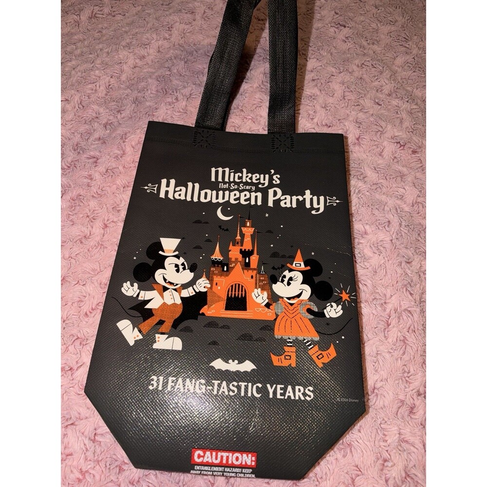2026 Walt Disney World Mickeys Not So Scary Halloween Party Candy Bag Grey